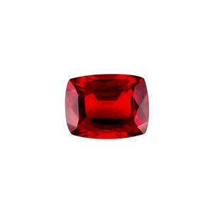 FINE 1.98ct NATURAL Red Rhodolite Garnet Antique Cushion Cut Gem 7.8x6mm