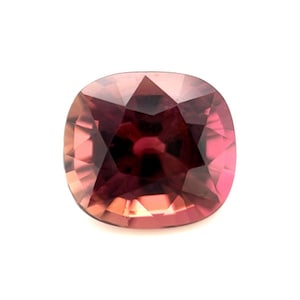 NATURAL 2.85ct Pink Purple Tourmaline Cushion Cut Loose Gem Untreated 9x8mm
