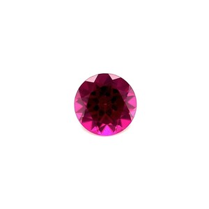 1.11ct Pink Purple NATURAL Rhodolite Garnet Round Brilliant Cut Loose Gem 6mm VS