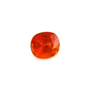 NATURAL 1.65ct VIVID Orange Spessartite Garnet Cushion Cut 6.5x6mm Loose Gem