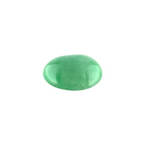 RARE 4.03ct IGI CERTIFIED Green Jadeite Jade ‘A’ Grade Oval Cabochon Loose Gem