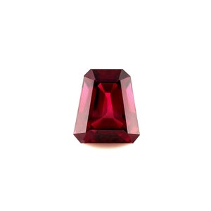 2.02ct Vivid Purple Red Rhodolite Garnet Fancy Cut Loose Gem 8.8x6.3mm