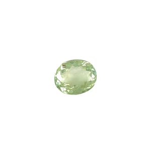 Turmalina Verde MINT Luz NATURAL 0,92ct Corte Oval 6,8x5,5mm Gem VS