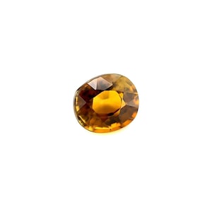 1.07ct NATURAL Deep Yellow Tourmaline RARE Oval Cut Loose Gem 6.4x5.5mm