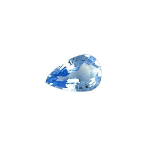 FINE 1.22ct VIVID Blue Sapphire Pear Teardrop Cut RARE Gemstone 8.5x5.5mm vvs