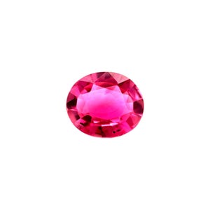NATURAL 1.02ct Vivid Purple Pink Rubellit Tourmaline Oval Cut Loose 7.5x6.5mm VS