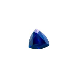 FINE Royal Blue Sapphire 0.61ct UNTREATED Trillion Cut AUSTRALIA gem 5.2x5mm vvs