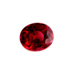 FINE 1.80 Vivid Pink Purple Rhodolite Garnet Oval Cut Loose Gem 7.7x6.3mm VVS