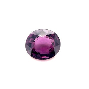 1.91ct FINE Deep Purple Spinel NATURAL Oval Cut 8x7mm Loose RARE Gem vs