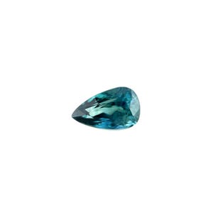 NATURAL 0.98ct Blue Green Sapphire Pear Teardrop Cut Loose Gemstone 7.5x4.6mm