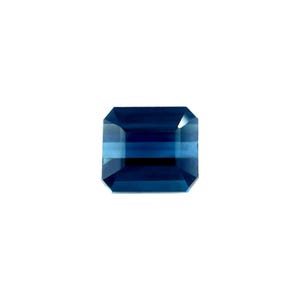 NATURAL DEEP Blue Indicolite Tourmaline 0.92ct Octagon Loose Cut Gem 6x5.5mm
