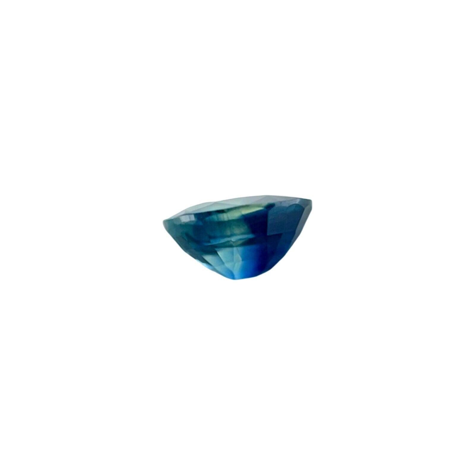 Saphir Bleu D'Australie Naturel – 6,5 X 5,2 Mm – 0,85 Ct – Traitement Béryllium