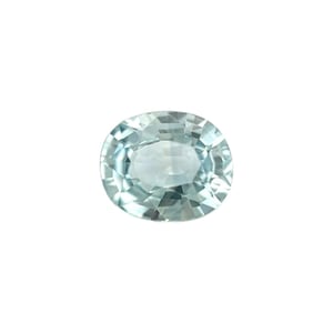 1.04ct Ceylon Sapphire Light Blue Natural Oval Cut Loose Gem 6.5x5.5mm IF