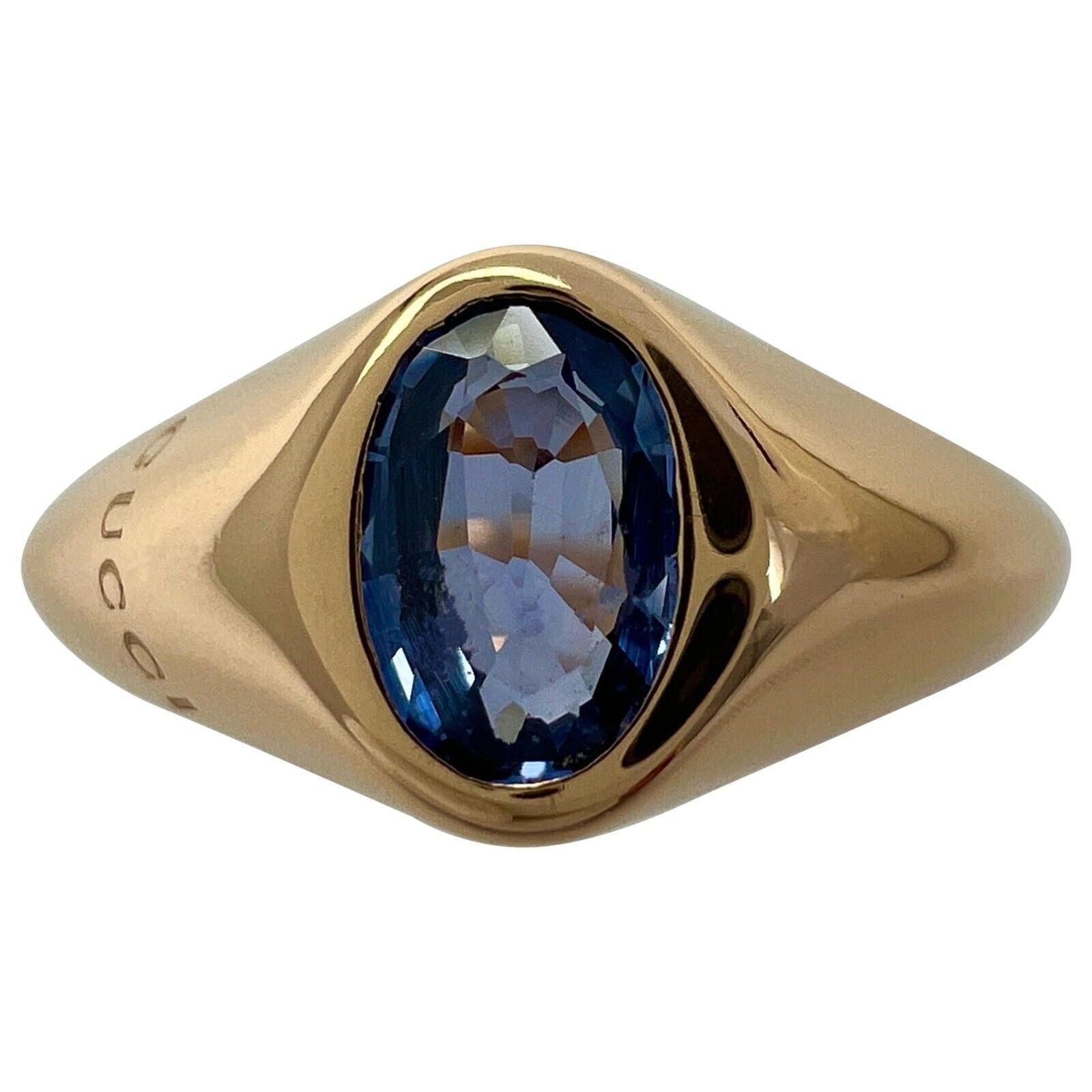 S・S・G 　galcia OVAL ENGRAVING RING SS GC Oval Puffy Ring w/HE - Gold Creations