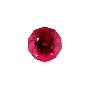 NATURAL 2.25ct Rhodolite Garnet VIVID Purple Pink FANCY cut loose gem 7x7mm vvs