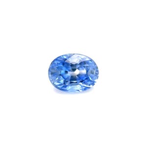 1.23ct NATURAL Ceylon Sapphire Vivid Blue OVAL Cut Loose Gemstone 6.7x5mm VVS