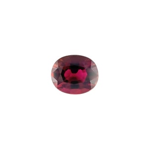 NATURAL Rubelite Tourmaline 0.89ct Deep Purple Pink Oval Cut Gem 6.8x5.8mm VS