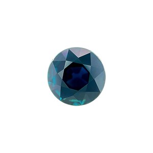 GIA CERTIFIED 1.02ct UNTREATED Dark Blue Sapphire Round Cut Untreated Loose Gem