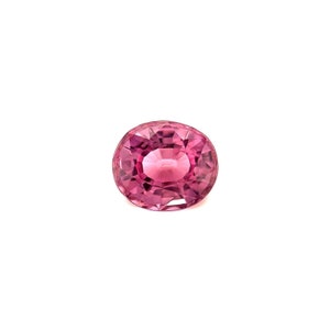 1.38ct Fine Pink Purple NATURAL Spinel Oval Cut 6.8x6mm Loose Gemstone VS