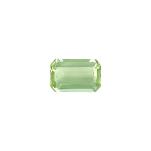 0.76ct NATURAL Light Green MINT Tourmaline Emerald Octagon Cut 7x4.5mm Gem VS