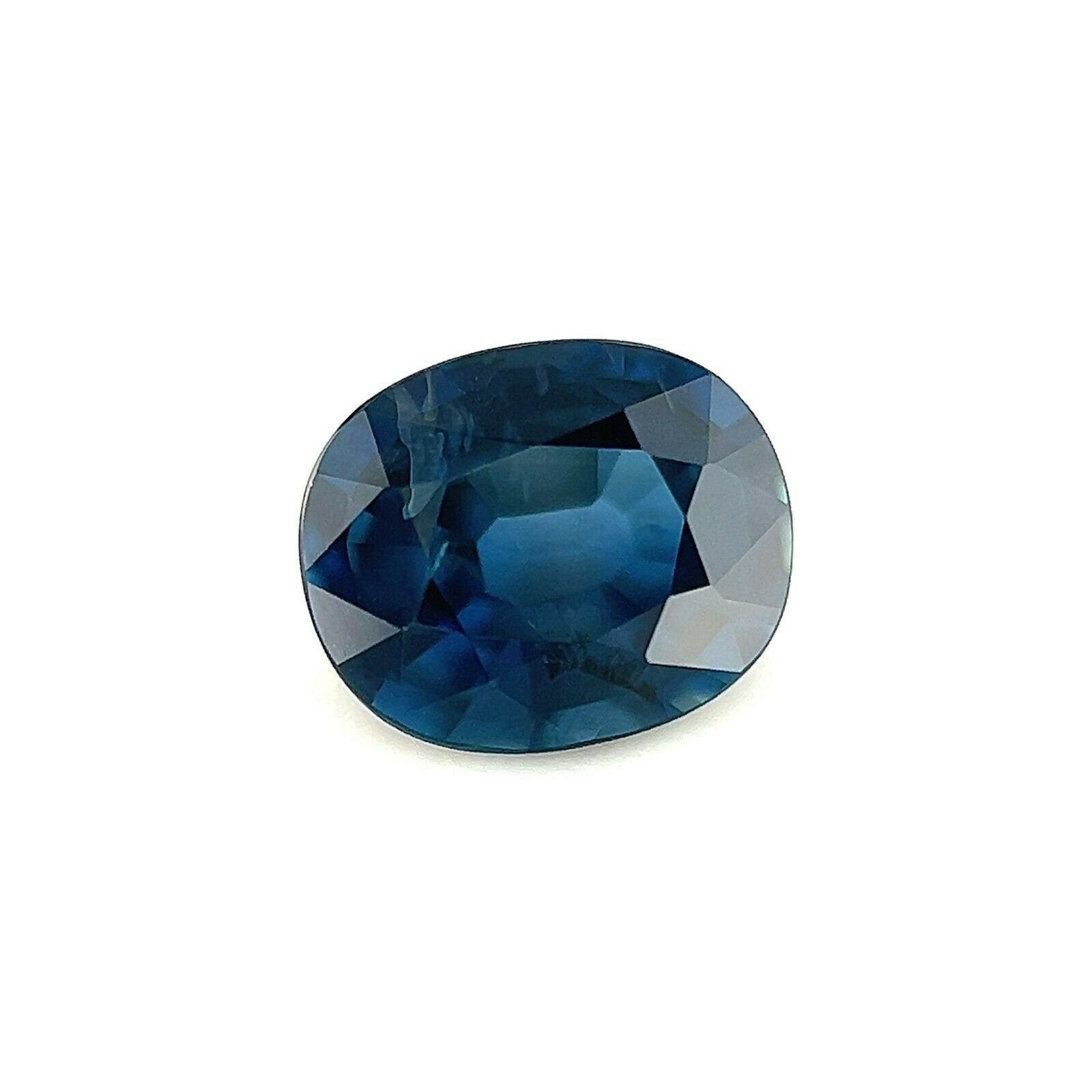 Saphir Bleu Naturel D'Australie - 5x4 Mm - 0.41 Carats - Traité Par Chauffage