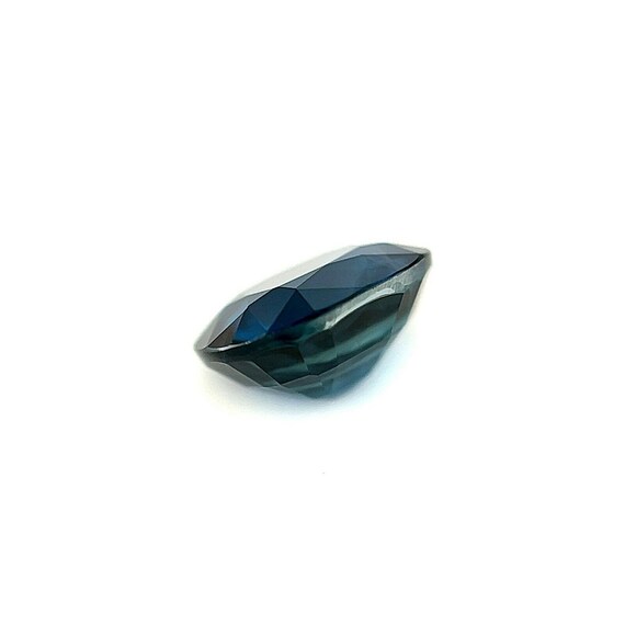 Saphir Bleu-vert Naturel D'Australie - Dimensions 5.2 Mm X 4.5 Mm, 0.79 Carats, Traité Par Chauffage (H)