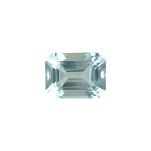 Natural 8x6mm Aquamarine Emerald Octagonal Cut FINE Blue Calibrated Loose Gem