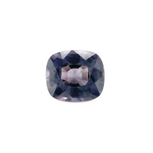 NATURAL 1.31ct Purple Grey TITANIUM Spinel Cushion Cut 7x6mm Loose Gemstone VS