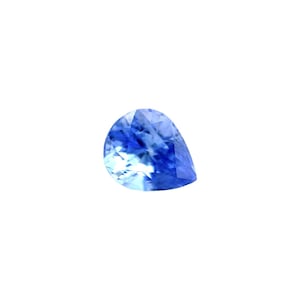 NATURAL 1.02ct Fine Blue CEYLON Sapphire Sri Lanka Pear Cut 6.2x5mm Gem VVS