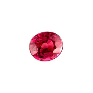 2.12ct Pink Purple NATURAL Rhodolite Garnet Oval Cut Loose Gem 7.7x6.7mm VVS