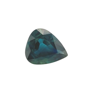 GIA CERTIFIED 1.15ct NATURAL blue sapphire untreated pear teardrop cut gem