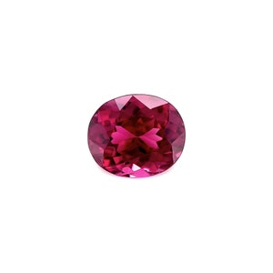 Fine NATURAL 1.50ct Vivid Pink Purple Rhodolite Garnet Oval 7x6mm Loose Gem VVS