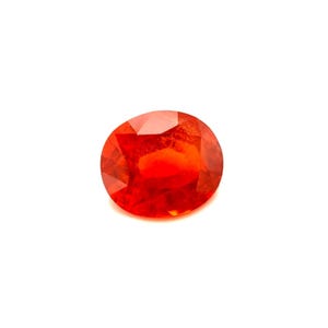 NATURAL 1.96ct Vivid Orange Spessartine Garnet Oval Cut Unheated 7.8x6.7mm