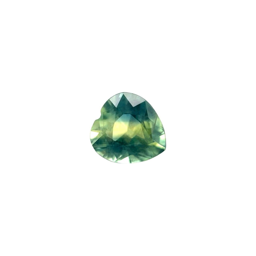 RARE ★ SAPHIR BLEU VERT D'AUSTRALIE : 5.7 mm x 5 mm ★ P205.129T