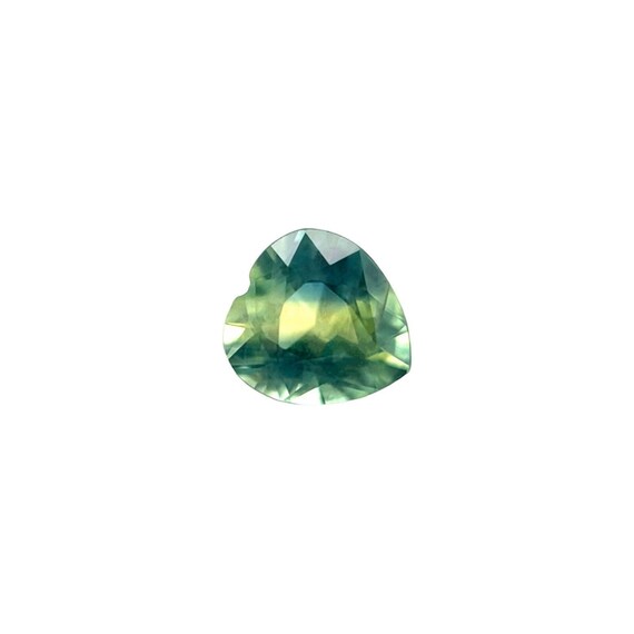 RARE !! SAPHIR VERT BLEU D'AUSTRALIE : 5.8 mm x 4.7 mm