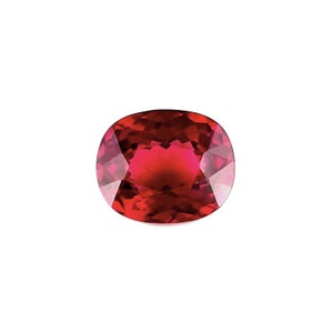 NATURAL 2.28ct Vivid Pink Red Rhodolite Garnet Cushion 8.7x7mm Loose Gemstone