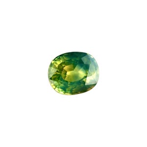 Natural GIA CERTIFIED Yellow Green Blue Sapphire 1.67ct AUSTRALIAN Oval Cut Gem
