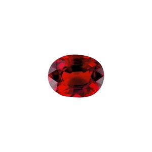 FINE 1.23ct Vivid Purple Red Rhodolite NATURAL Garnet Oval Cut 7x5.4mm Gem VVS