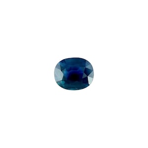 0.67ct Natural Deep Blue Sapphire Oval Cut Loose Gemstone 5.4x4.4mm VS