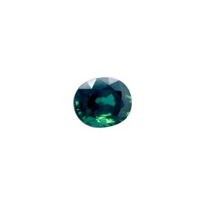DEEP Blue Green NATURAL Thai Sapphire 0.90ct Oval Cut UNTREATED Gem 5.7x4.8mm