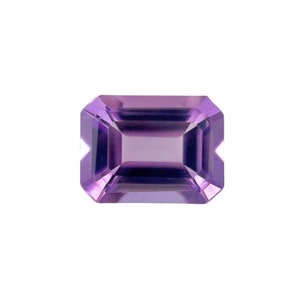 2 Carat NATURAL Amethyst 9x7mm Vivid Purple Emerald Octagonal Cut Calibrated Gem