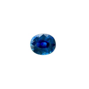 Fine ROYAL BLUE Sapphire GRA certified 0.74ct oval cut rare gem 5.7x4.7mm vvs