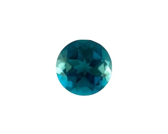 NATURAL 1 Carat London Blue Topaz 6mm Round Brilliant Cut Calibrated Gemstone