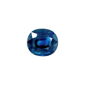 1.92ct GIA CERTIFIED Vivid Blue NATURAL sapphire untreated oval cut gem vvs gem