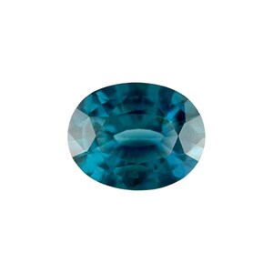 1.35ct NATURAL Blue Titanium Spinel Oval Cut VS RARE Loose Gemstone 8x6.2mm