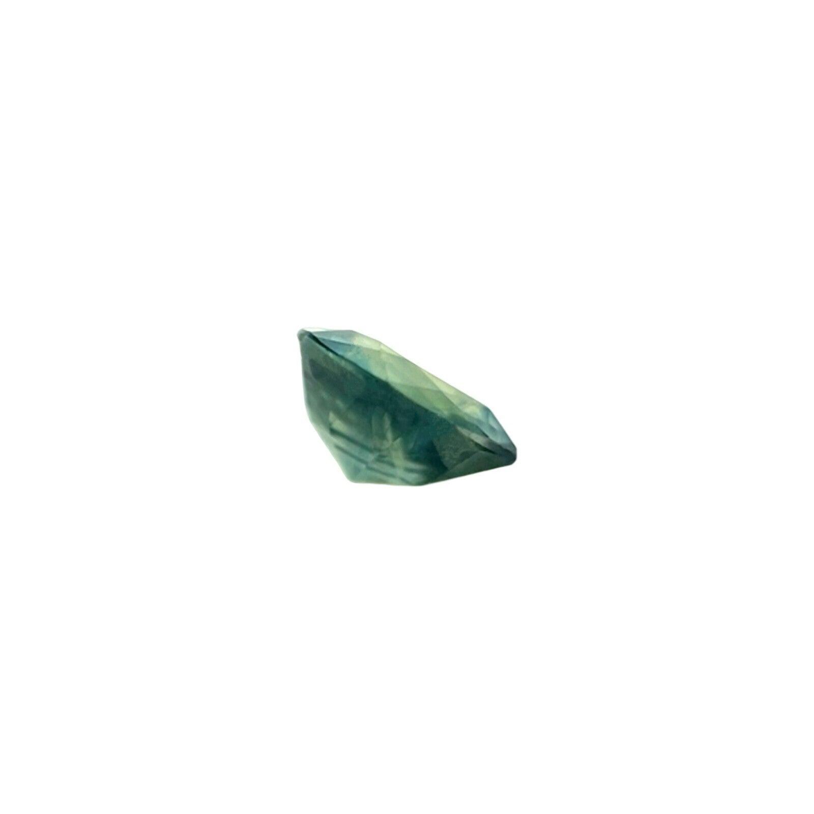 RARE !! SAPHIR VERT BLEU D'AUSTRALIE : 6.2 mm x 4.6 mm