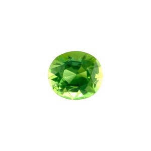 NATURAL Vivid Green 1.07ct Australia Sapphire Oval Cut Loose Gemstone 6.3x5.5mm
