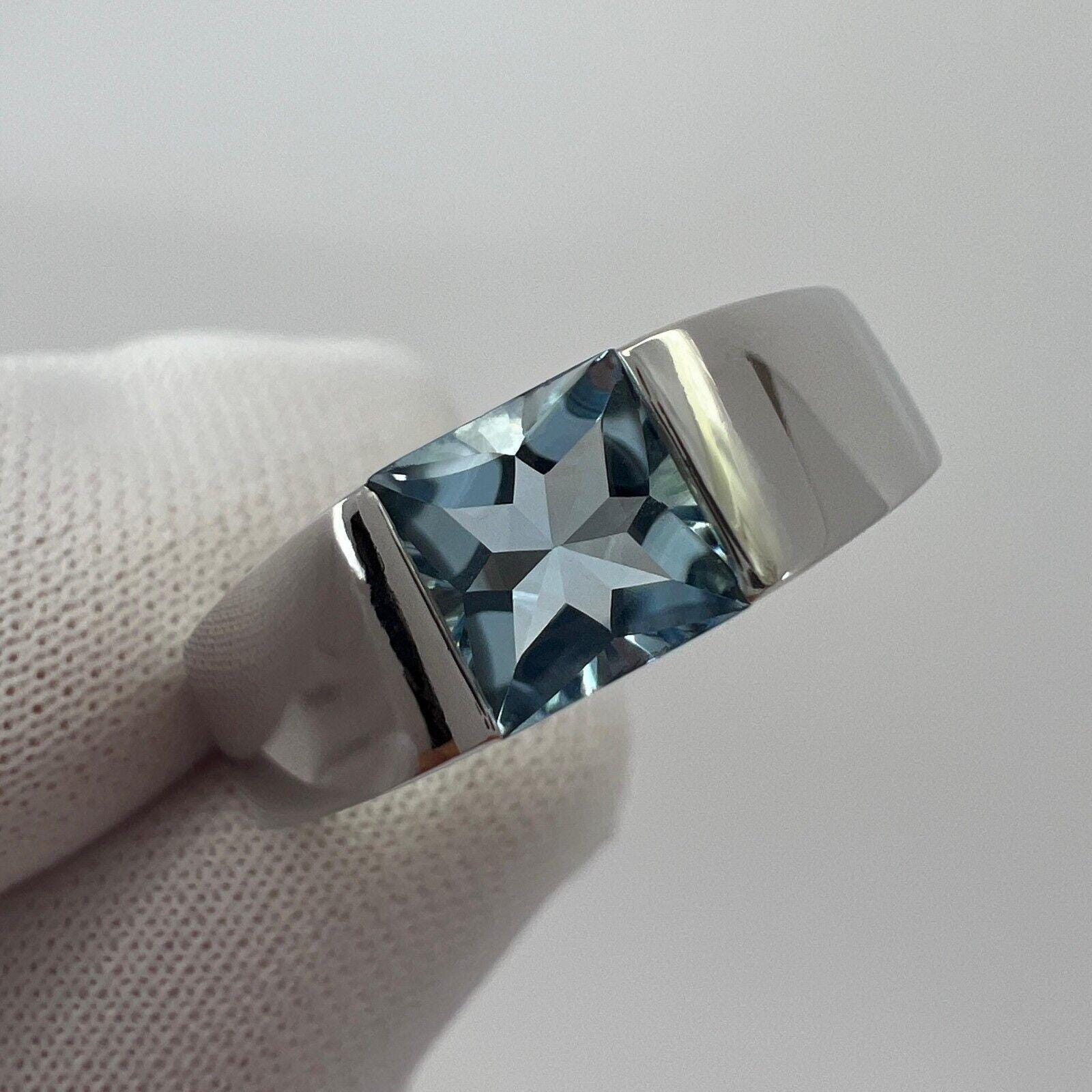 Cartier tank ring aquamarine discount