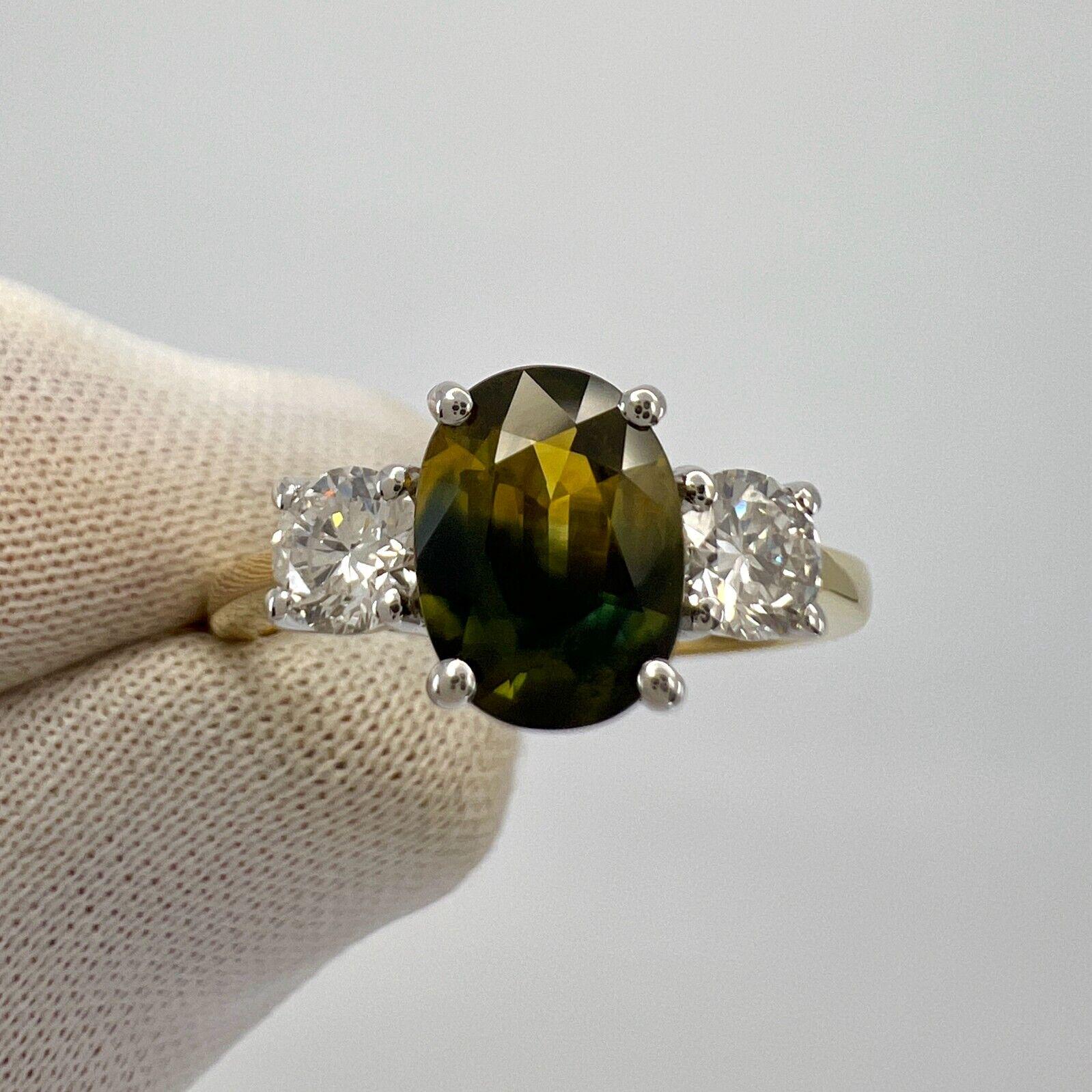 GIA 認定 2.01 カラット イエロー ブルー オーストラリア産 パーティ 