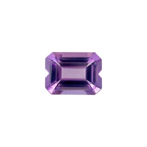 NATURAL Amethyst 7x5mm Vivid Purple Emerald Octagonal Cut Calibrated Loose Gem